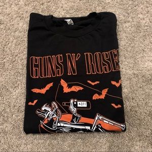 Guns N’ Roses men’s graphic band shirt halloween 2017